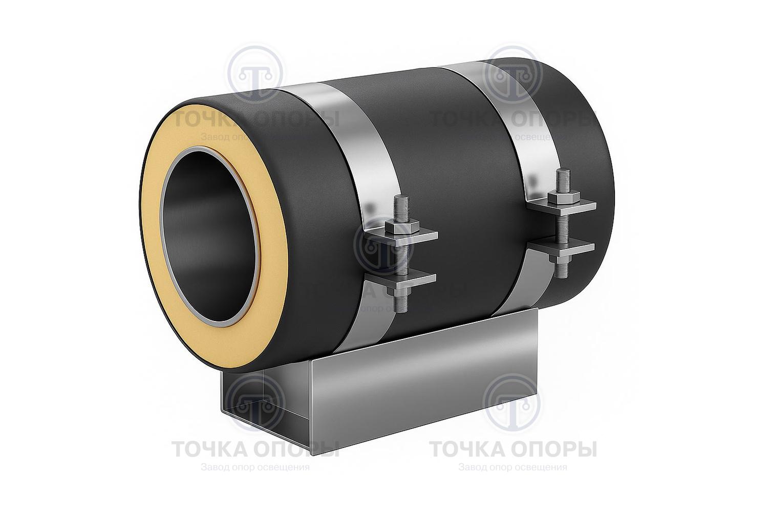 Скользящая опора СПОк 325/400.150 подкладная канальная для труб в ППУ