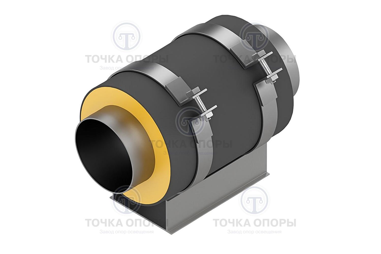 Скользящая опора СПО 108/200.200 подкладная для труб в ППУ