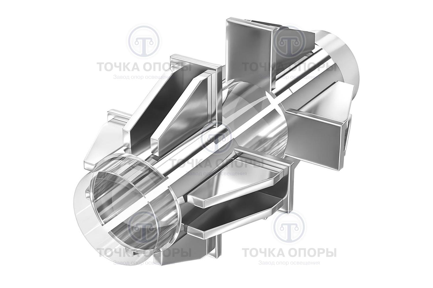 Опоры неподвижные лобовые четырехупорные усиленные Т7.00.00.000 СБ