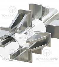 Опоры неподвижные лобовые четырехупорные Т5.00.00.000 СБ