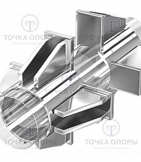 Опоры неподвижные лобовые четырехупорные усиленные Т7.00.00.000 СБ