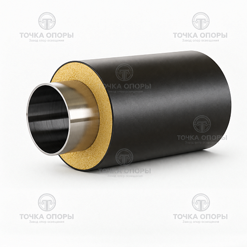 Труба ППУ полиэтиленовая оболочка 180х89х4 мм ГОСТ 30732-2006