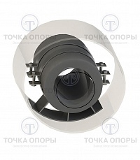 Опора скользящая хомутовая в ППМ изоляции в стальном футляре