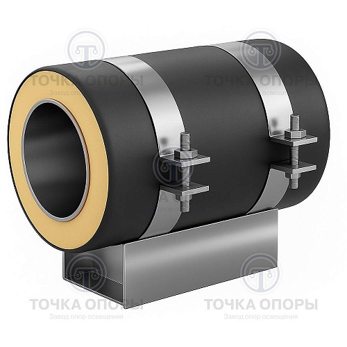 Скользящая опора СПОк 530/710.200 подкладная канальная для труб в ППУ